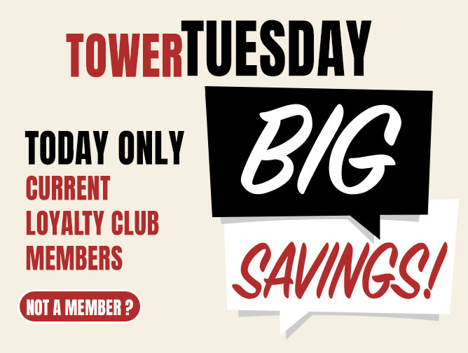Shop Tower Tuesday - One Day Sale Item
